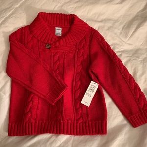 New with tags! Red sweater for toddler!